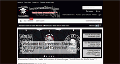 Desktop Screenshot of irreverentshirts.com